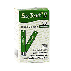 Тест-полоски Изи тач глюкоза (Easy Touch Glucose) №50